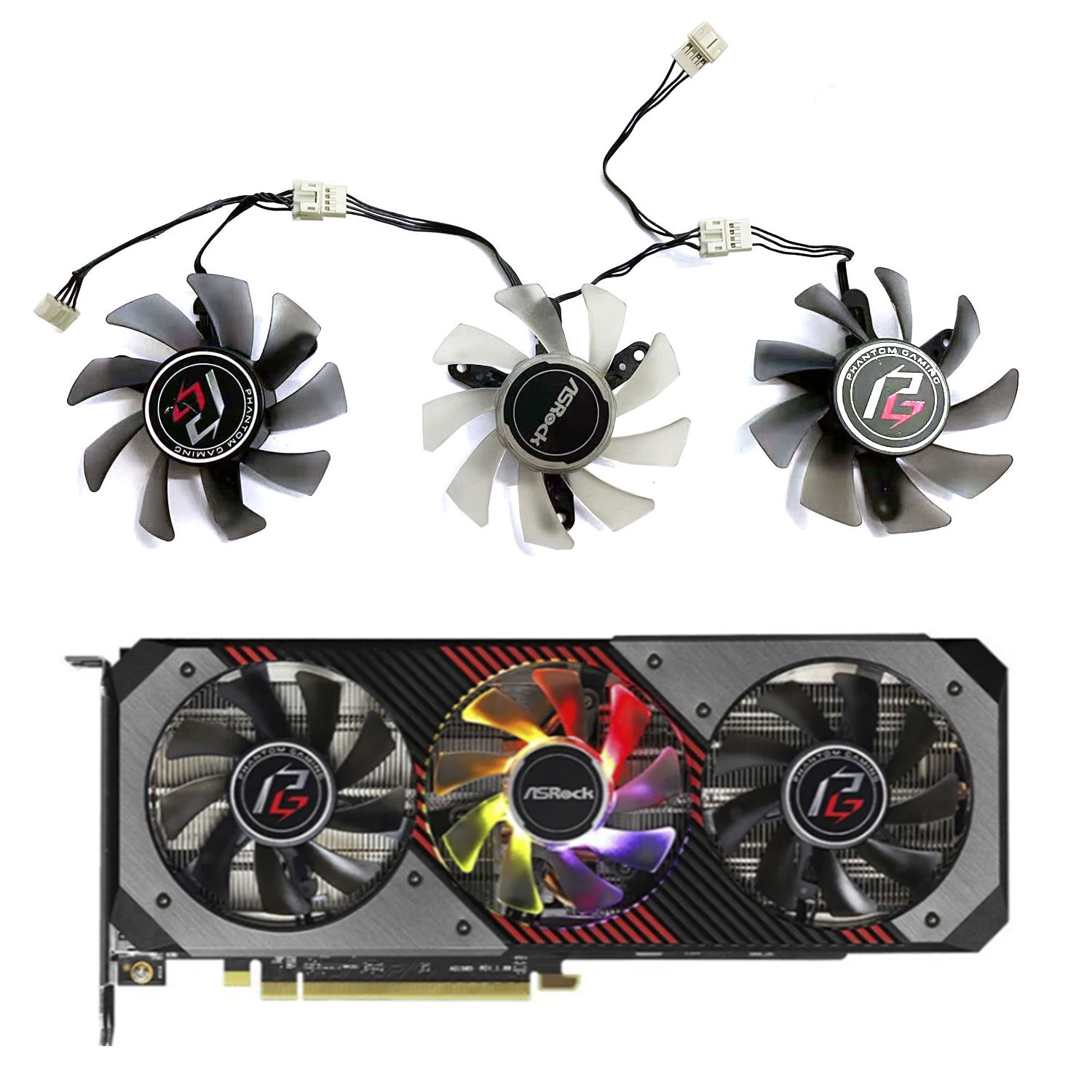 Lga1700 Itx Motherboard Ddr5 - مروحة تبريد 75 ملم 4PIN PVA080E12R
