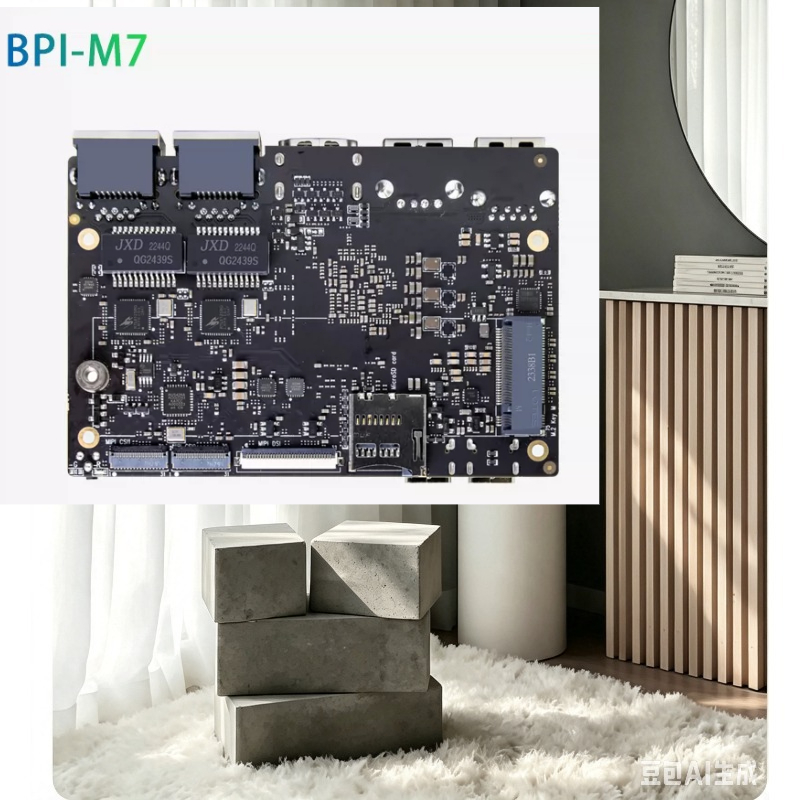 لوحة التطوير BananaPi BPI-M7 ب - مراجعة Rockchip Rk3588 Development Board وسعره