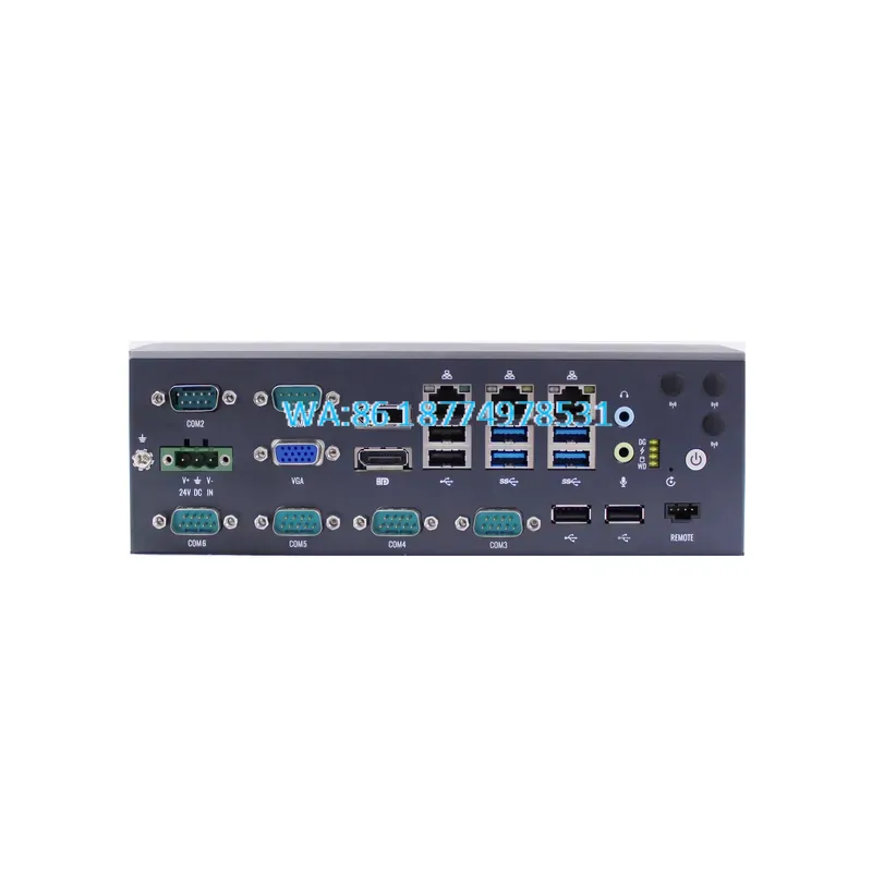كمبيوتر صناعي مدمج صغير بدون م - مراجعة Fanless Industrial Pc Rs485 Core I7 وسعره